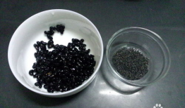 黑豆和黑芝麻豆浆,营养双倍，健康加分